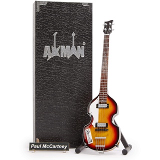 P McCartney 1961 Violin Bass - Miniatur-Gitarren-Replik – Musikgeschenke – handgefertigte Verzierung