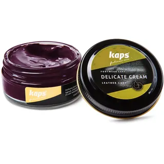 Kaps Schuhcreme für Glattes und Genarbtes Leder - Schuhpflege - Delicate Cream (111 - Bordeaux - Bordeaux) - 50ml - 1.70 fl.oz.