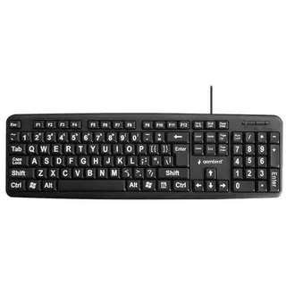 Gembird KB-US-103 - Tastatur - USB - QWERTY - USA
