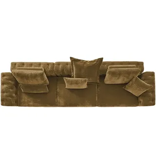 KAWOLA Sofa SEPHI Modulsofa Cord Vintage braun