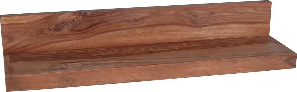 Wandregal 60cm Massivholz Sheesham