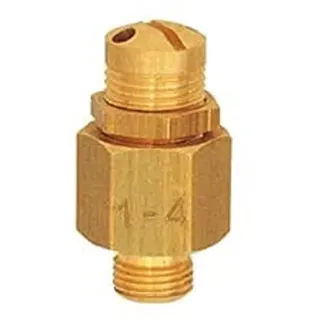 Riegler Mini-Abblasventil, Messing, G 1/4, Ansprechdruck 6,0 - 12,0 bar