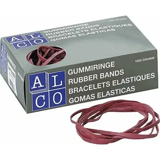 Alco Gummiband ALCO Gummibänder rot