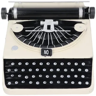Asixxsix Vintage Schreibmaschine Modell, Tragbare Retro-Schreibmaschinen-Requisiten, Klassische manuelle Schreibmaschine Modell Ornament Desktop-Dekoration für Wohnzimmer Studio Büro Cafe