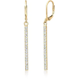 Elli - Geo Stab Sparkling 925 Silber, mit Kristallen von Swarovski® Ohrringe Damen (69.99 € / )
