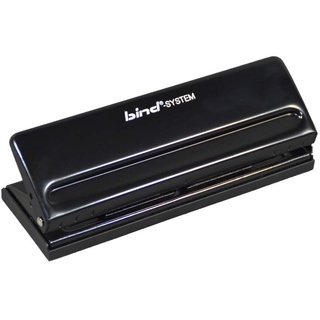 Bind Systemlocher für Terminplansysteme (A5, A6, A7),Locher, Metall schwarz T 6001