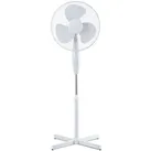 Standventilator Kühler Lüfter Wohnzimmer weiß Höhnverstellbar 3-Stufen, oszillierend, Metall, 3-Geschwindigkeitsstufen, H 120 cm