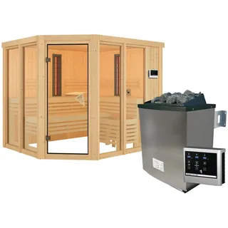 Karibu Ava inkl. 9 kW Ofen + ext. Steuerung