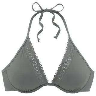 S.Oliver Bügel-Bikini-Top Damen oliv Gr.42 Cup D