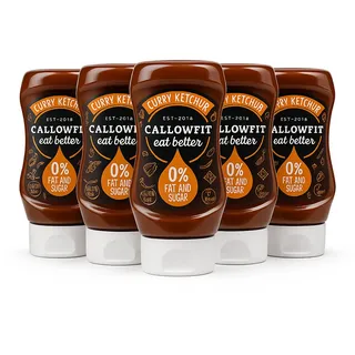 Callowfit Sauce 300ml 6 x Curry Ketchup **MHD 29.11.25** 💪🔥 SONDERANGEBOT