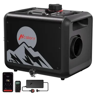 8KW Dieselheizung, All in One 7,5L Werkzeugkasten MAX Diesel Luftheizung 110/12/24V Schnellheizung mit App-Steuerung, drahtloser Temperatursensorik und Höhenmodus für Wohnmobil Garage Camper 2025
