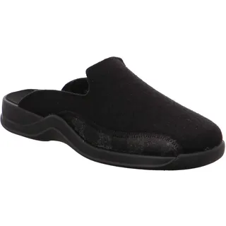 Rohde 2753 Vaasa-H Herren Schuhe Pantoffeln Hausschuhe, Größe:41 EU, Farbe:Schwarz - 41 EU