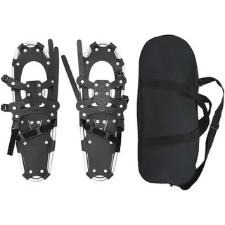vidaXL 3 in 1 Schneeschuhe Silber/Schwarz L