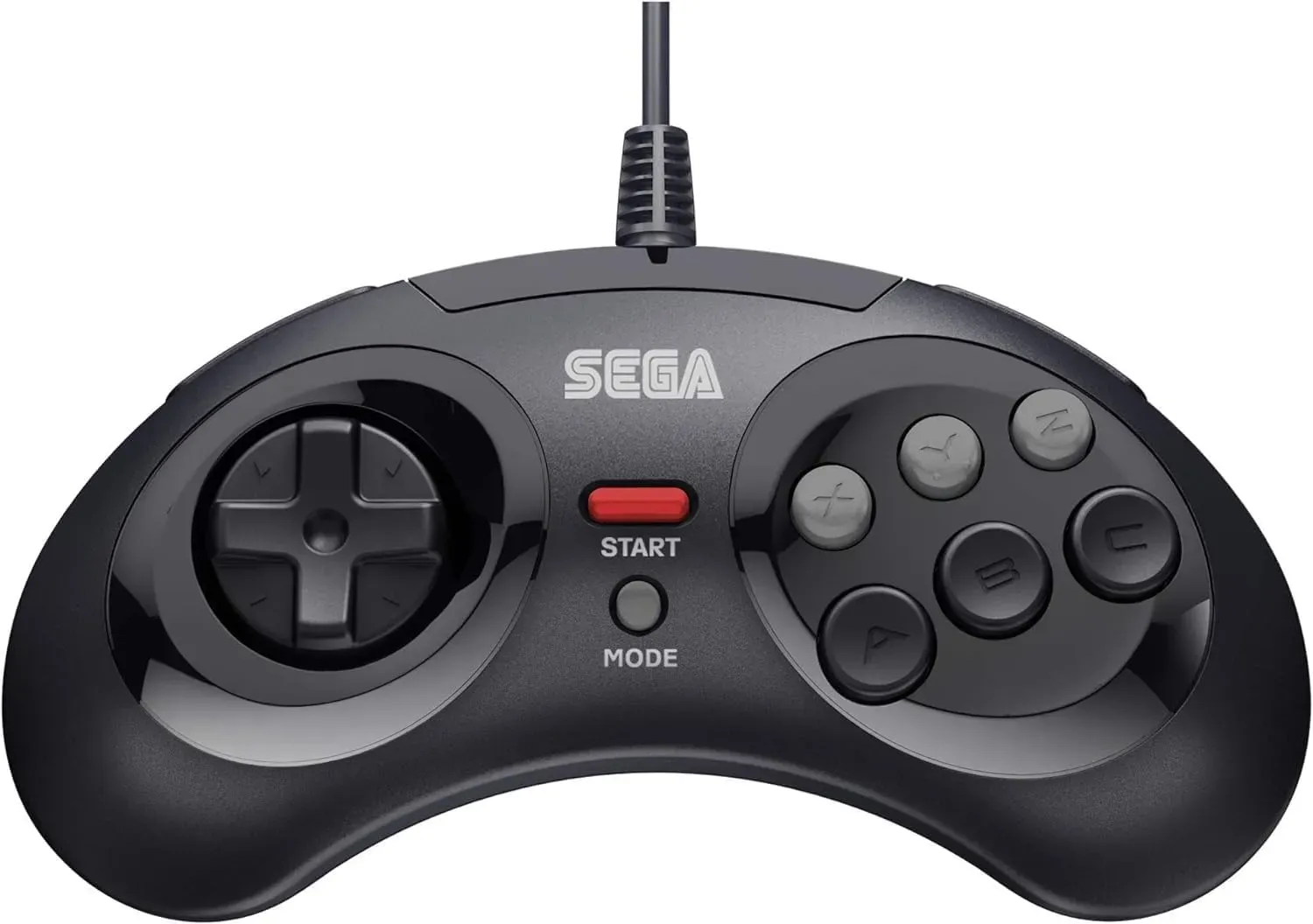 Retro-Bit Official SEGA Mega Drive 8-button Arcade Control Pad [USB] schwarz | Zustand: Neu & original versiegelt