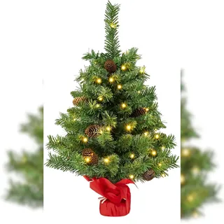 Costway Künstlicher Weihnachtsbaum Grün 64 cm