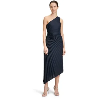 Vera Mont Abendkleid Glitzer-Look Blau 42