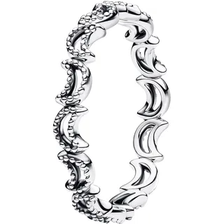 Pandora 194258C00 Damenring Halbmond Silber, 58/18,5