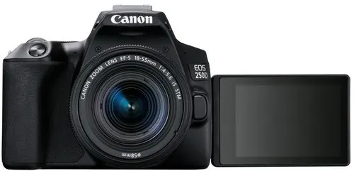 Canon EOS 250D Schwarz + 18-55mm iS STM COMPACT | ✔️ Temporär mit Kostenlose Geschenkbox im Wert von 100€ | +5 Jahre kostenlose Garantie