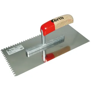 Fortis Glättekelle gezahnt rfr. 280x130mm 10x10mm