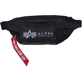 Alpha Industries Unisex Packable Waist Bag, Black, One Size