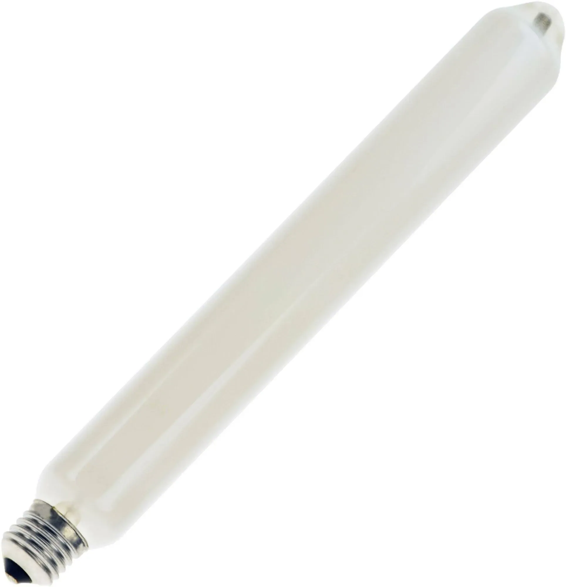Glühbirne | Große Fassung E27 | Röhrenlampe | Opal | 30mm | 25W