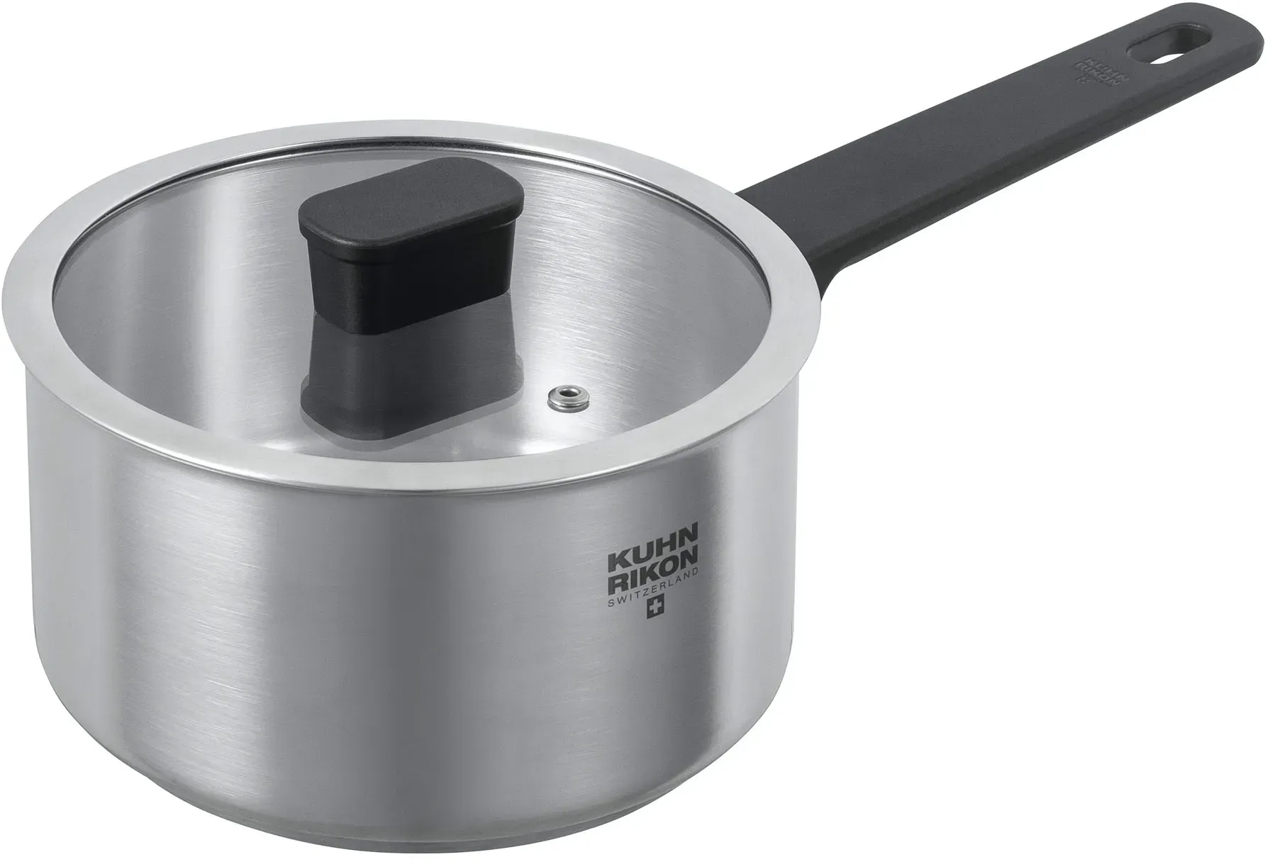 KUHN RIKON Stielkasserolle LOCARNO 20 cm 3,0 Liter mit Glasdeckel