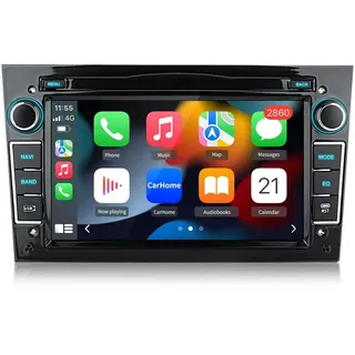 Einbau-Navigationsgeräte WIFI Android13 Autoradio GPS NAVI BT Für Opel Astra H Corsa C / Vectra C 2+64G DAB Carplay 4Kern