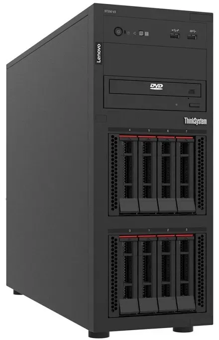 Lenovo ThinkSystem ST250 V3 - Server - Tower - 4U - 1-Weg - 1 x Xeon 6353P - RAM 32 GB - Hot-Swap 6.4 cm (2.5")