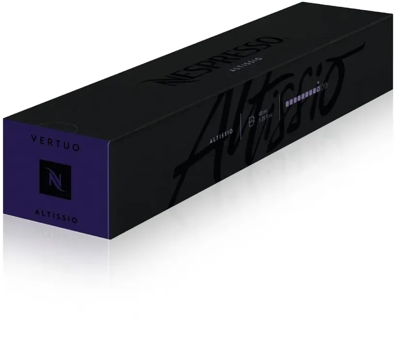 Nespresso Altissio Vertuo Line 10 Espresso Kaffeekapseln Lila 40 ml Vollmundig & cremig