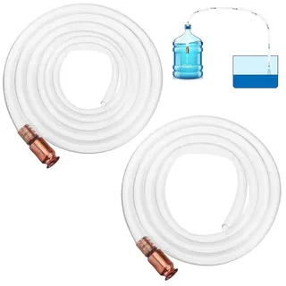 XSHAO® 2 Stück Schüttelschlauch Benzin, 1.8M/ 2.5 M Selbstansaugende Schlauch Schüttelpumpe Pumpschlauch Schüttelschlauch für Gas/Benzin/Diesel/Kraftstoff/Wasser Transfer