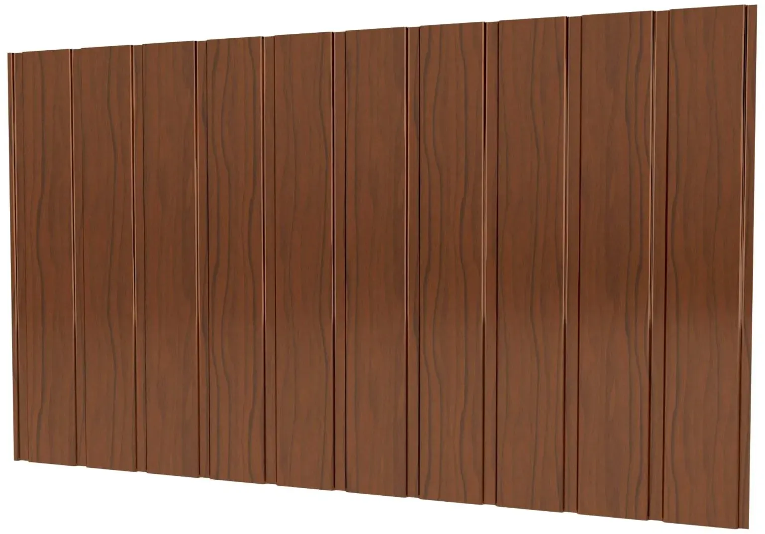 Trapezblech T7M | Wand | Stahl 0,50 mm | 25 μm Polyester | Holzoptik - Eiche