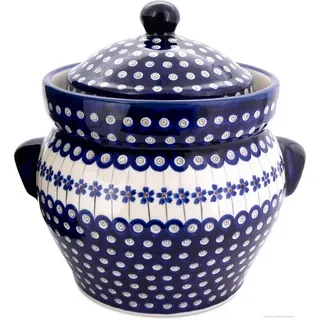 BUNZLAUER KERAMIK Bunzlauer Gärtopf / Mehrzwecktopf / Keramiktopf 4 Liter Dekor 166a,