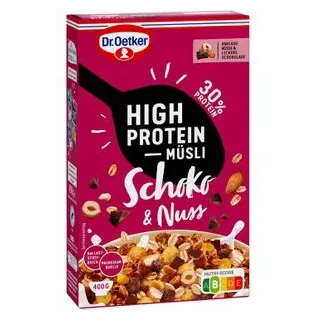Dr. Oetker Dr.Oetker High Protein Müsli Schoko & Nuss 400g