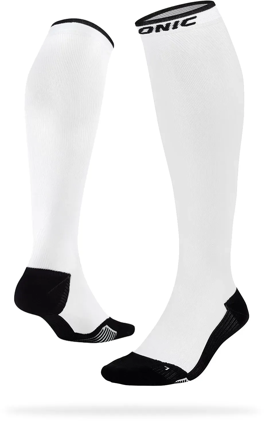 ONIC GEAR Sport Kompressionsstrümpfe - Damen & Herren - Weiß - M