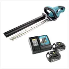 Makita DUH 523 Akku Heckenschere 18V 52cm mit 2x 5,0Ah Akku und Ladegerät