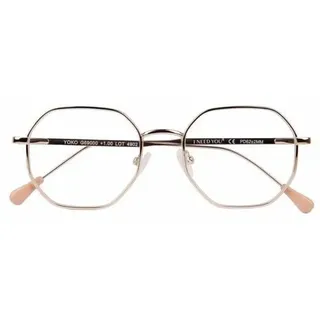 Breitfeld & Schliekert Lesebrille YOKO, gold, +3.00 dpt mit Etui