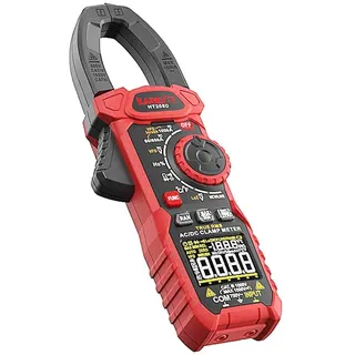 NCV-Sensor Kaiweets HT208D INRUSH Zangenmessgerät GFCI-Steckdosentester