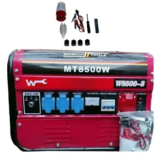 wùrzburg germany Stromerzeuger MT8500W 4-Takt 6,5 PS Generator Benzin AVR Regle Notstromaggregat