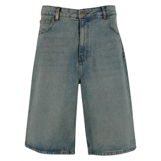 2y studios "2Y Studios Junan Baggy Basic Shorts", Herren, Gr. 33, Normalgrößen, sand blau, 100% Baumwolle, unifarben, loose fit, Hosen Shorts