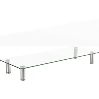 SpeaKa Professional Monitor-Erhöhung Höhen-Bereich: 75 bis 90 mm Transparent