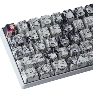 Sunzit 108 Tasten OEM PBT Keycaps Dye Sublimation Japanese Anime Keycap für Cherry Gateron Kailh Switch Mechanische Tastatur Keycaps
