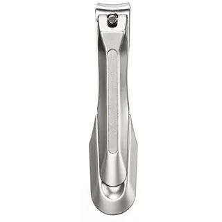 Seki EDGE SS-112 | Made in Japan | Premium Nagelknipser 95 mm | Edelstahlklinge, gebogener Hebel, integrierte Nagelfeile & integrierter Auffangbehälter | Komfortable Nagelpflege für Profis