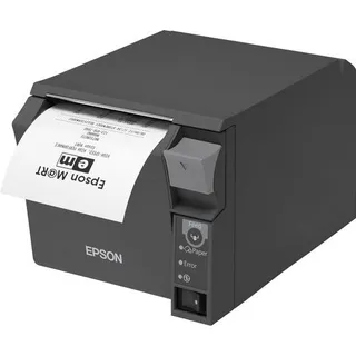Epson TM-T70II (025C1): UB-E04 + (WLAN, USB, 2.0, Bluetooth), Belegdrucker, Schwarz
