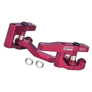 GPM Aluminium 7075 Steering Set for Arrma 1/18 Granite GROM MEGA 380 Brushed 4X4 Monster Truck ARA2102 Upgrade Parts - Red