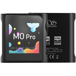 Shanling M0 Pro Portable High-Res Music Player mit Bluetooth 5.0 und DAC Funktion (Schwarz)
