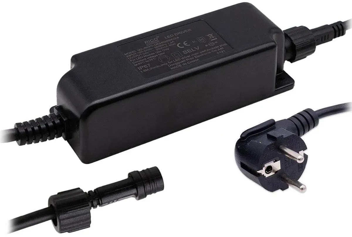 Outdoor Netzteil 60W 24V DC 2.5A IP67 - Ausschließlich für Beleuchtungssysteme g...