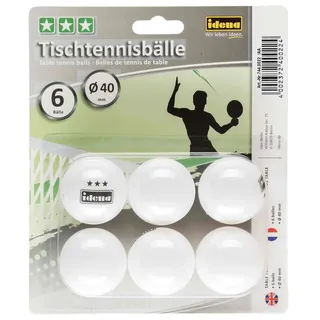 IDENA Tischtennisbälle 6 Stück