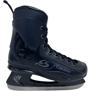 Cox Swain EIS Hockey Schlittschuhe Crew für Anfänger und Fortgeschrittene, Kinder und Erwachsene, Edelstahlkufe vorgeschliffen, Gr. 42 - 42 EU