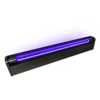 satisfire Schwarzlicht LED-UV-Röhre 60cm Komplettset 10W High Powerbruchsicher