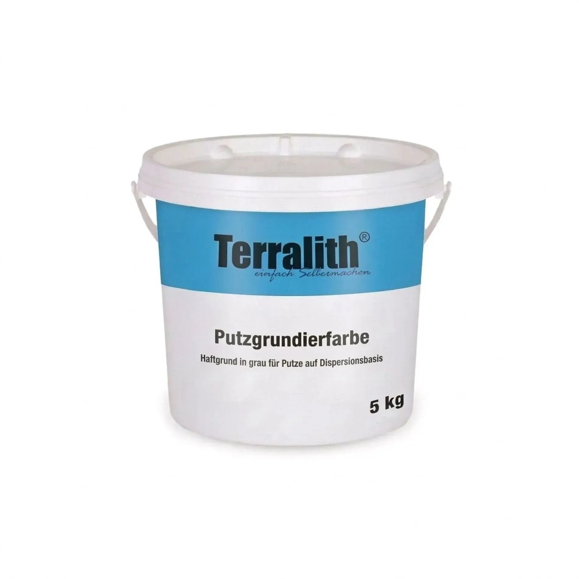 Terralith Buntsteinputz Grundierung -5 kg- farbig, Farbe: schwarz